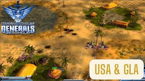 USA Airforce General vs GLA Demolition | Generals Zero Hour Battles