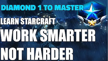 Learn Starcraft! Masters with LESS THAN 100 APM?! (Terran, Zerg & Protoss) Diamond 1 to Master!!