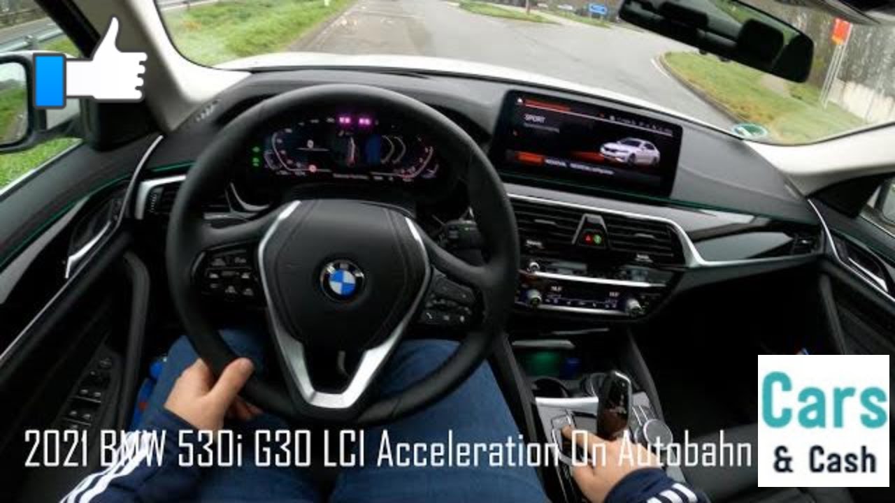 2021 BMW 530i xDrive G30 LCI Steptronic 8-speed 252 HP Acceleration ...