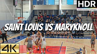 Saint Louis vs Maryknoll | ILH D1 | Hawaii High School Basketball | 4K HDR #basketball #4khdr