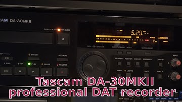 Repair of a professional Tascam DAT recorder.