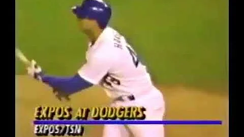 1991 07 26 Expos at Dodgers (Mark Gardner near no-...