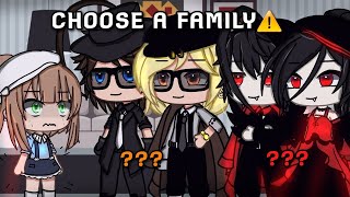 CHOOSE A FAMILY but... ⚠️ [GLMM]|| Part 1/?|| krenzoolo xd