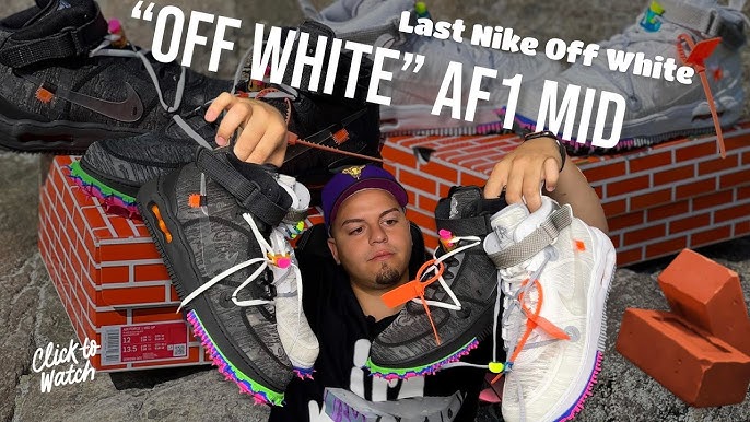 On-Foot Looks // OFF-WHITE x Nike Air Force 1 Mid “Graffiti”