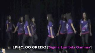 LPHC-GO GREEK! [Spring 2011][Sigma Lambda Gamma]