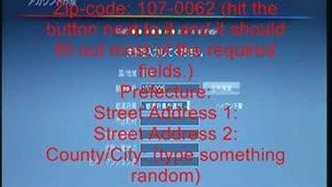 PLAYSTATION 3: How to make a Japanese account