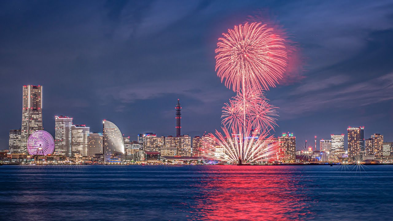 花火 横浜 開港 祭