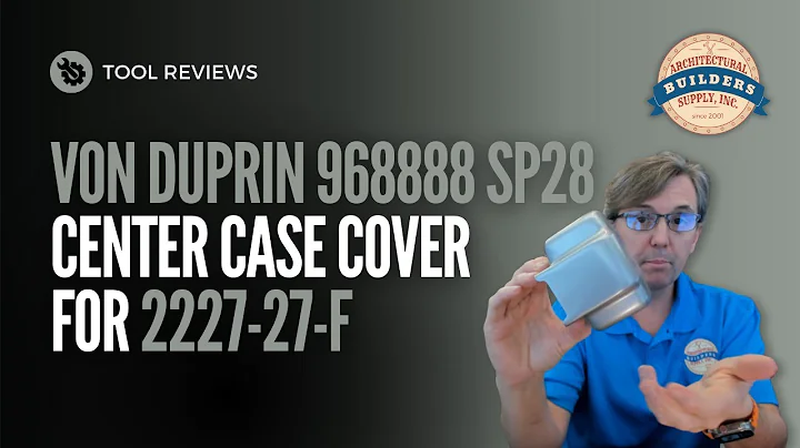 Von Duprin 968888 SP28 Center Case Cover for 2227-27-F — Product Overview