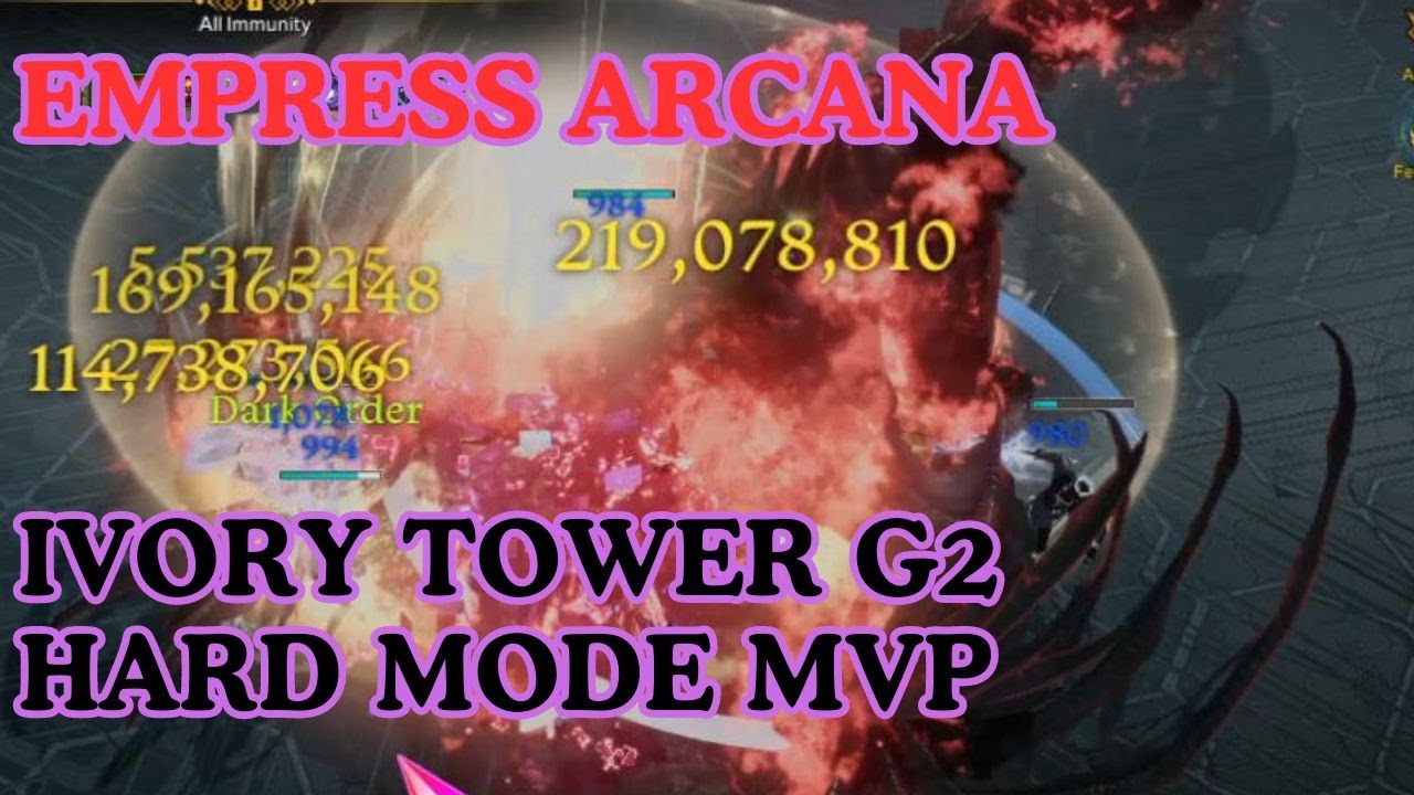 1st Week Empress Acrana Ivory Tower G2 Hard clear (without elixir MVP POV)