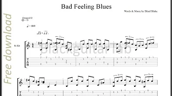 Guitar Classic: Bad Feeling Blues (Blind Blake) Guitar Classic: Bad Feeling Blues (Blind Blake)