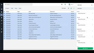 How to bulk edit data