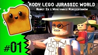 KODY LEGO JURASSIC WORLD | Monet 2x i Wyktywacz Minizestawów | Red Brick Codes