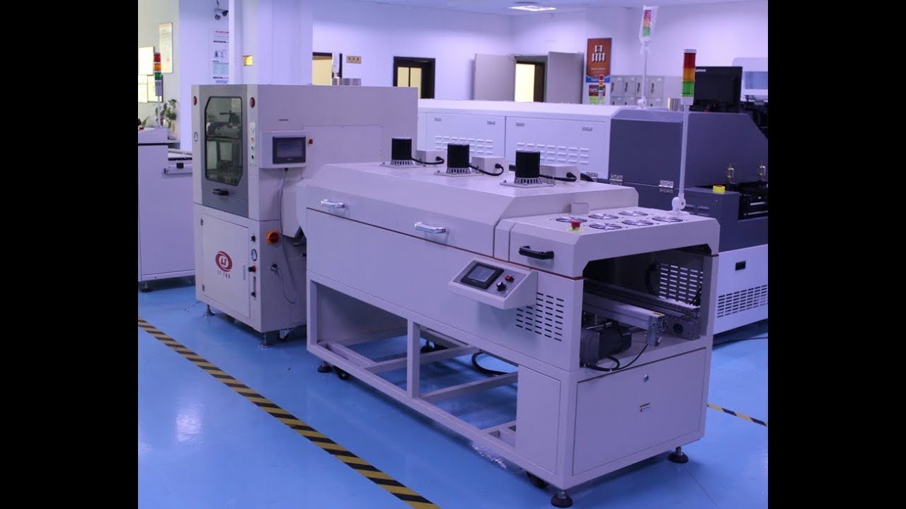 High performance price ratio HS-350 online PCB plate three anti lacquer coating machine