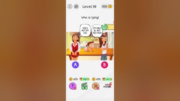 Braindom Level 39 Who is lying!