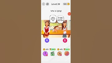 Braindom Level 39 Who is lying!