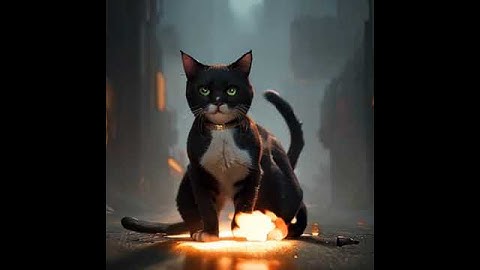 Mecha Mech Robots in the Sky Cat Cute Feline Mouse Catcher Mortal Wombat surrounded by explosions in