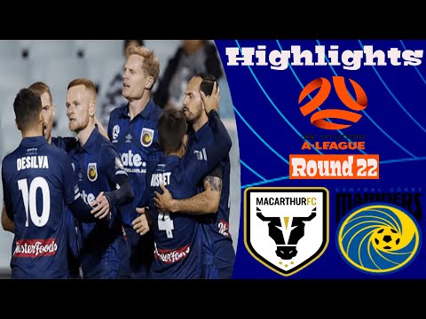 Macarthur FC Central Coast Goals And Highlights