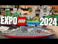 Gros bateau militaire lego chteau fort norme vlog expo lego  brick in dome 2024