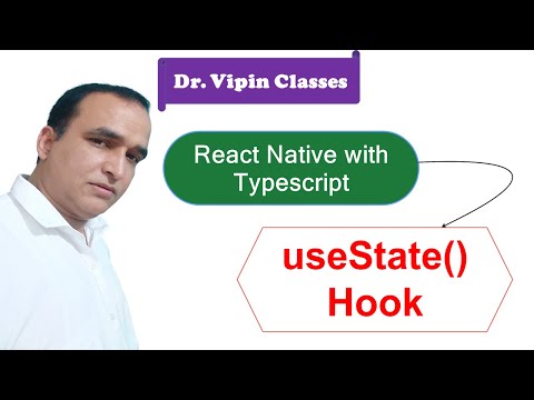 useState Hook in React Native Typescript #4 | Dr Vipin Classes