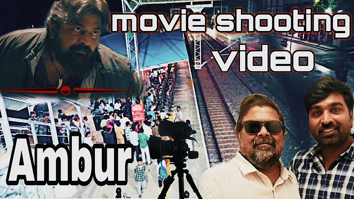 Vijaysethupathi train movie shooting in ambur #mysskin #ambur #movie #new