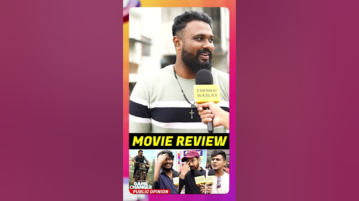 Game Changer Tamil Public Review