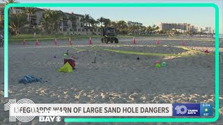 Lifeguards urge safety following tragic Florida sand hole accident