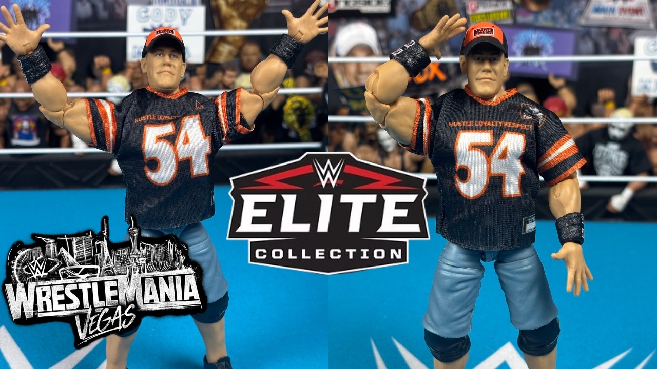 WWE ELITE WRESTLEMANIA JOHN CENA FIGURE REVIEW!