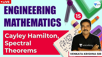 Cayley Hamilton, Spectral Theorems | Engineering Mathematics | Lec 15 | GATE/ESE 2021 Exam