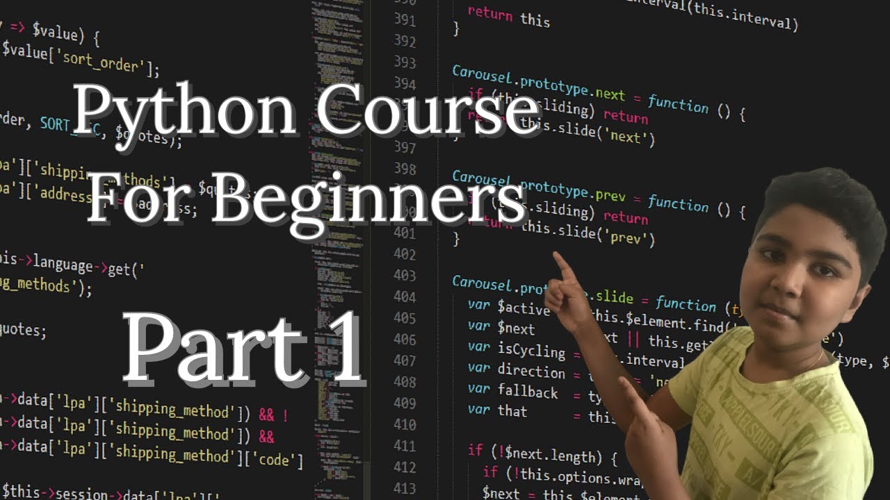 Python Tutorial - Python For Beginners | Part - 1 - YouTube
