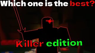 Corrupted Crossroads - Which killer loadout is best