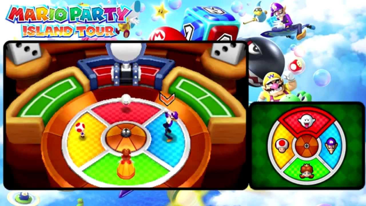 mario party island tour all minigames