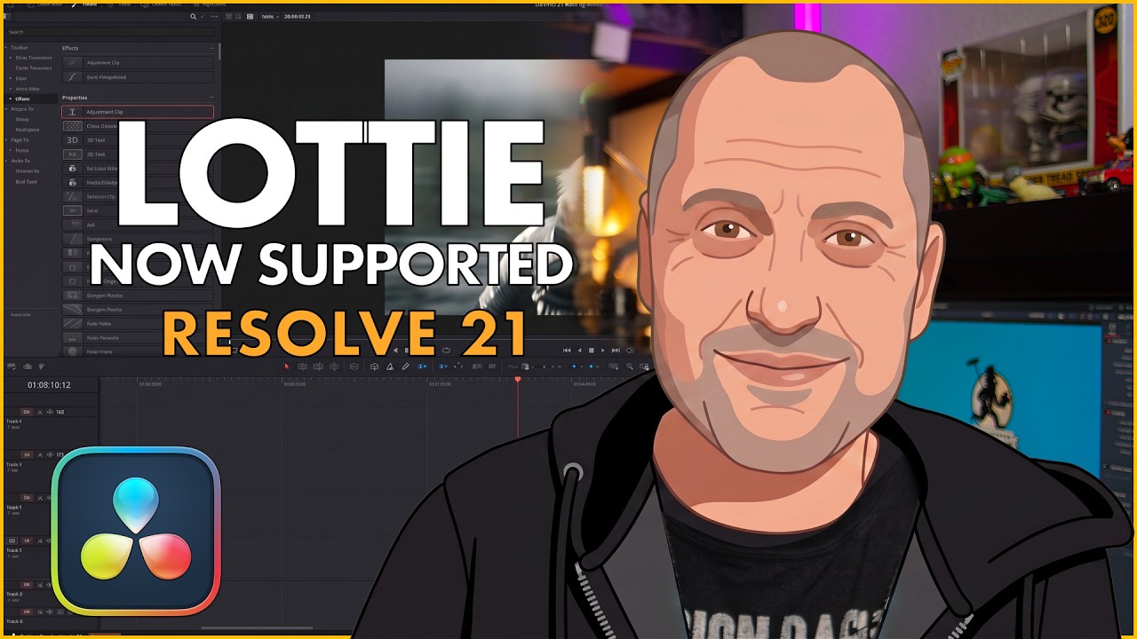 Lottie Animations now supported⎜DaVinci Resolve 21 Tutorial - YouTube