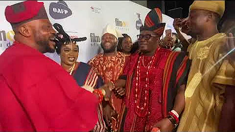 Yoruba Nollywood Stars at the Movie Premiere “ORISA” happening live at Filmhouse, Circle Mall, Lekki