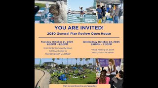 Draft General Plan Virtual Open House October 2025