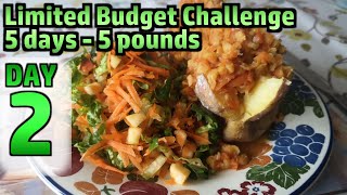 Limited Budget Challenge  £5 for 5 Days  DAY 2