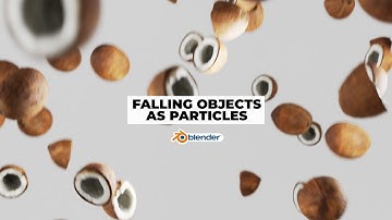 Create Falling Object animations with Particles in Blender