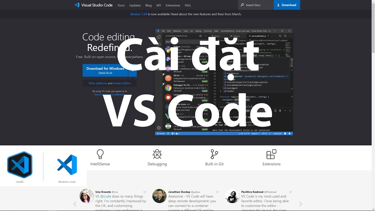 โหลด visual c++  New 2022  Cài đặt Visual Studio Code