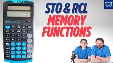 How to Use STO and RCL on the TI-30 ECO RS | Store & Recall Explained