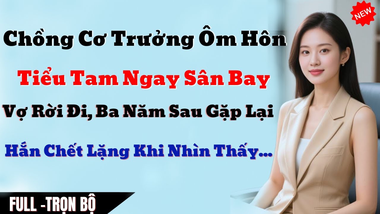 Chồng Cơ Trưởng Ôm Hôn Tiểu Tam Ngay Sân Bay, Vợ Rời Đi, Ba Năm Sau Gặp Lại Hắn Chết Lặng Khi Nhìn T