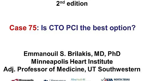 Case 75: Manual of CTO Interventions - CTO PCI the best option?