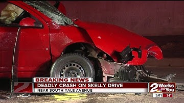 State Troopers investigate deadly crash on Skelly Drive