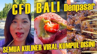 KULINER BALI SATE MOCHI RAMAI PENJUAL VIRAL KUMPUL CARFREEDAY RENON DENPASAR #dps PRJ nya Bali #cfd
