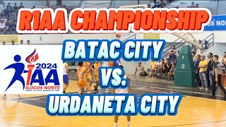 CHAMPIONSHIP umulan ng Tres, Batac city vs. Urdaneta City R1AA