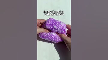 How to Make CHEAP FLOAM SLIME 😳