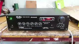 5+1 HOME THEATER SYSTEM SURROUND AMPLIFIER PRO- LOGIC AMPLIFIER