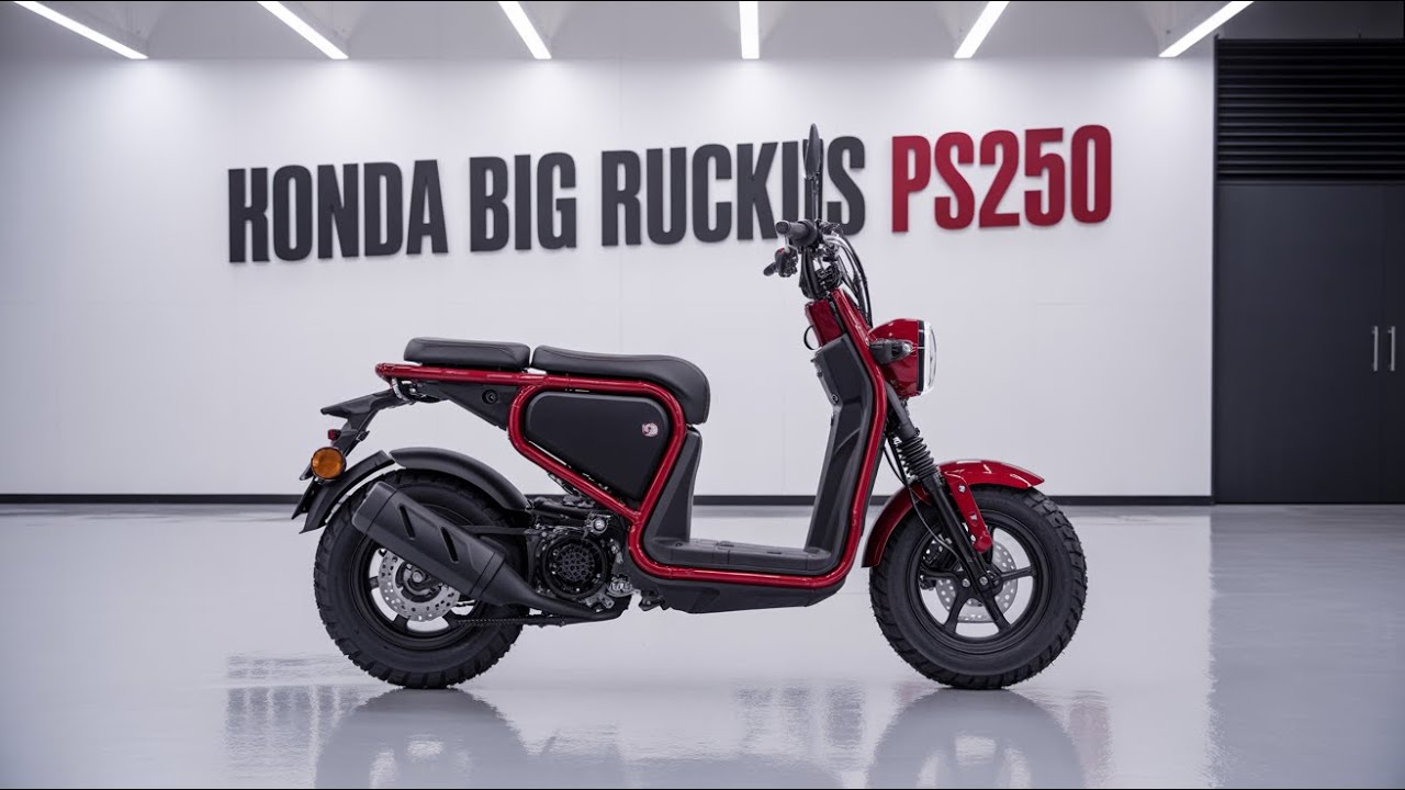 2026 Honda Big Ruckus PS250 FINALLY Revealed – The Weirdest Scooter ...