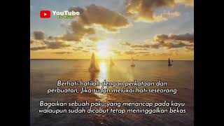 Berhati-Hatilah Dengan Perkataan Dan Perbuatan - Good Morningvideo Whatsappteks Indonesia