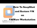 How To Snapshot Or Restore VM On VMWare Workstation mp3