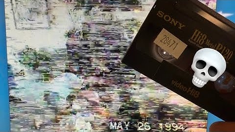 DYING Sony Hi8 Camcorder Tapes - Blue Screen Issues & How to Fix