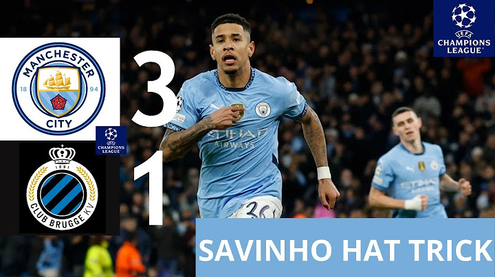 Résumé Man City / FC Bruges - Champions League 2024-2025 (J8)- Savinho fait le break💥💯💯